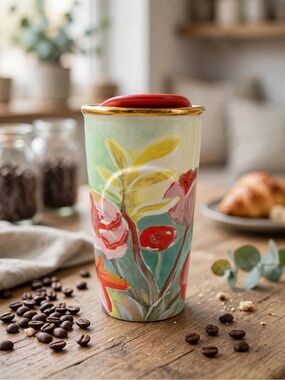 Starbucks Floral Travel Mug